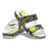 SmileyWorld x Classic Sandal «Μαύρο-Λευκό»