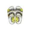 SmileyWorld x Classic Sandal «Μαύρο-Λευκό»