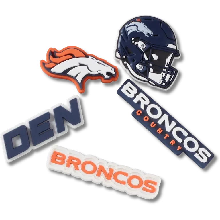 Συλλογή 5 γουριών Jibbitz™ για παπούτσια Nfl Denver Broncos Συλλογή 5 γουριών Jibbitz™ για παπούτσια Nfl Denver Broncos