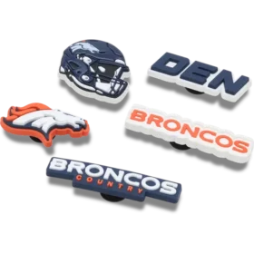 Συλλογή 5 γουριών Jibbitz™ για παπούτσια Nfl Denver Broncos