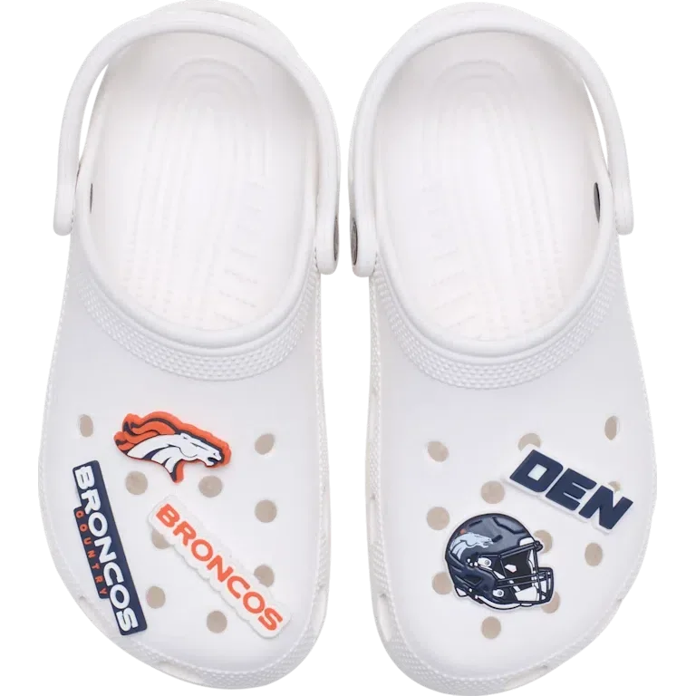 Συλλογή 5 γουριών Jibbitz™ για παπούτσια Nfl Denver Broncos Συλλογή 5 γουριών Jibbitz™ για παπούτσια Nfl Denver Broncos