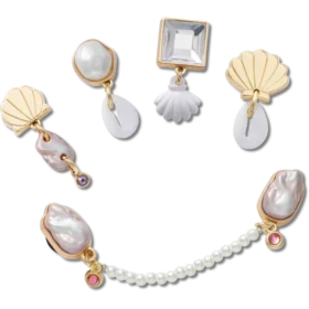 Συλλογή 5 γούρων Jibbitz™ «Elevated Pearl»