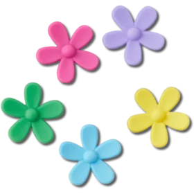 Συλλογή 5 γούρων Jibbitz™ «Flower Power»