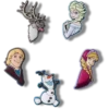 Συλλογή 5 γούρων Jibbitz™ «Frozen»