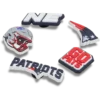 Συλλογή 5 γούρων Jibbitz για παπούτσια «New England Patriots» της NFL Συλλογή 5 γούρων Jibbitz για παπούτσια «New England Patriots» της NFL