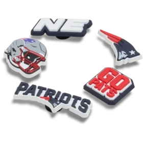 Συλλογή 5 γούρων Jibbitz για παπούτσια «New England Patriots» της NFL