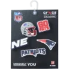 Συλλογή 5 γούρων Jibbitz για παπούτσια «New England Patriots» της NFL Συλλογή 5 γούρων Jibbitz για παπούτσια «New England Patriots» της NFL
