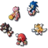 Συλλογή 5 γούρων Jibbitz™ με τον Sonic the Hedgehog
