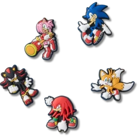 Συλλογή 5 γούρων Jibbitz™ με τον Sonic the Hedgehog