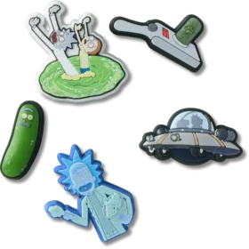 Συλλογή 5 γούρων Jibbitz™ «Rick and Morty»