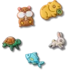 Συλλογή 5 γούρων Jibbitz™ Super Pets