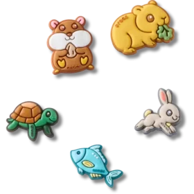 Συλλογή 5 γούρων Jibbitz™ Super Pets