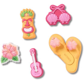 Συλλογή 5 γούρων Jibbitz™ «Tiki Vacation»