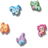 Συλλογή 5 γούρων Jibbitz «Tiny Axolotls»