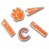 Συλλογή 5 γούρων Jibbitz του Πανεπιστημίου Clemson