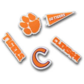 Συλλογή 5 γούρων Jibbitz του Πανεπιστημίου Clemson