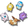 Συλλογή 5 κομμάτια Γούρια Jibbitz™ με θέμα Pokémon
