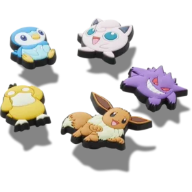 Συλλογή 5 κομμάτια Γούρια Jibbitz™ με θέμα Pokémon