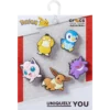 Συλλογή 5 κομμάτια Γούρια Jibbitz™ με θέμα Pokémon