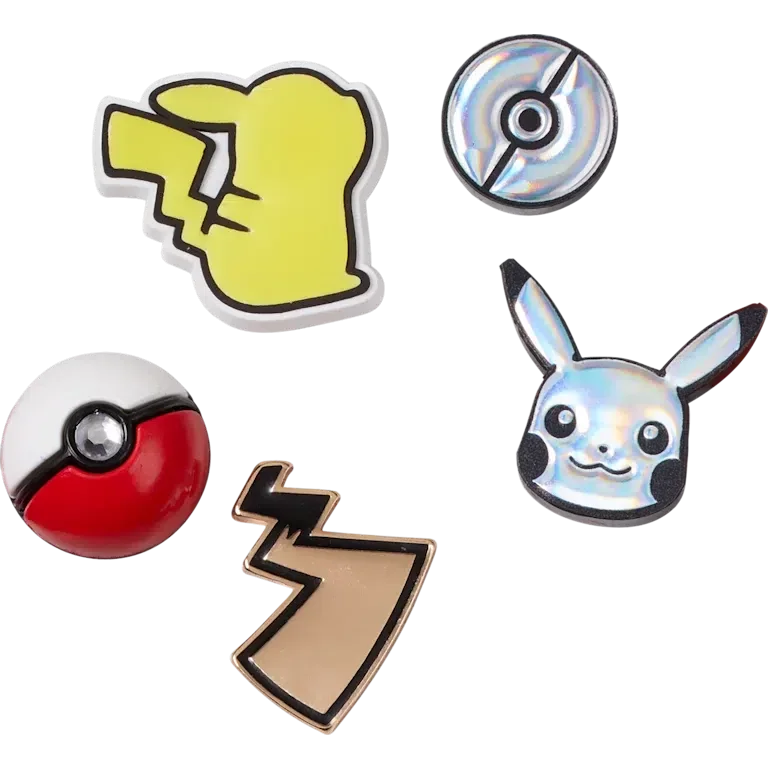 Συλλογή 5 τεμαχίων Γούρια Jibbitz™ με θέμα το Pokémon Συλλογή 5 τεμαχίων Γούρια Jibbitz™ με θέμα το Pokémon