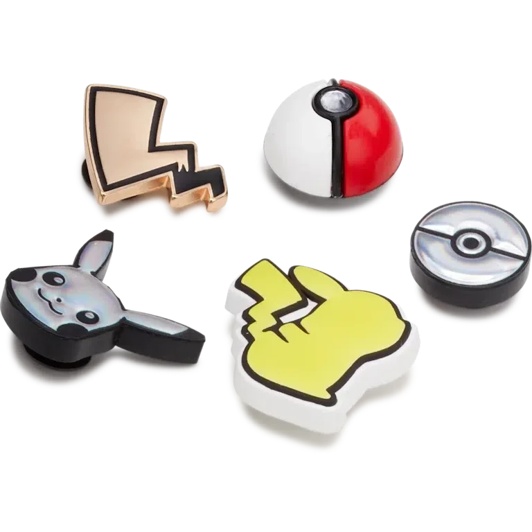 Συλλογή 5 τεμαχίων Γούρια Jibbitz™ με θέμα το Pokémon Συλλογή 5 τεμαχίων Γούρια Jibbitz™ με θέμα το Pokémon
