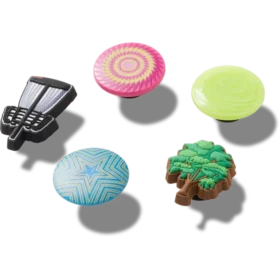 Συλλογή Γούρια Jibbitz™ με θέμα το Disc Golf, σε συσκευασία των 5 τεμαχίων