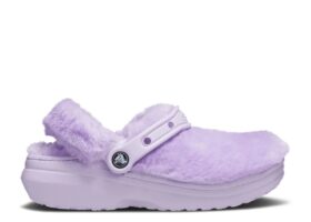Wmns Classic Lined Clog «Fur Sure – Lavender»